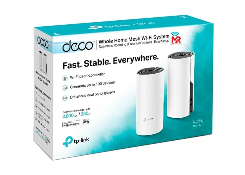DECO M4 2PACK WIFI MESH DUAL BANDA GIGABIT AC1200 TP-LINK - 1