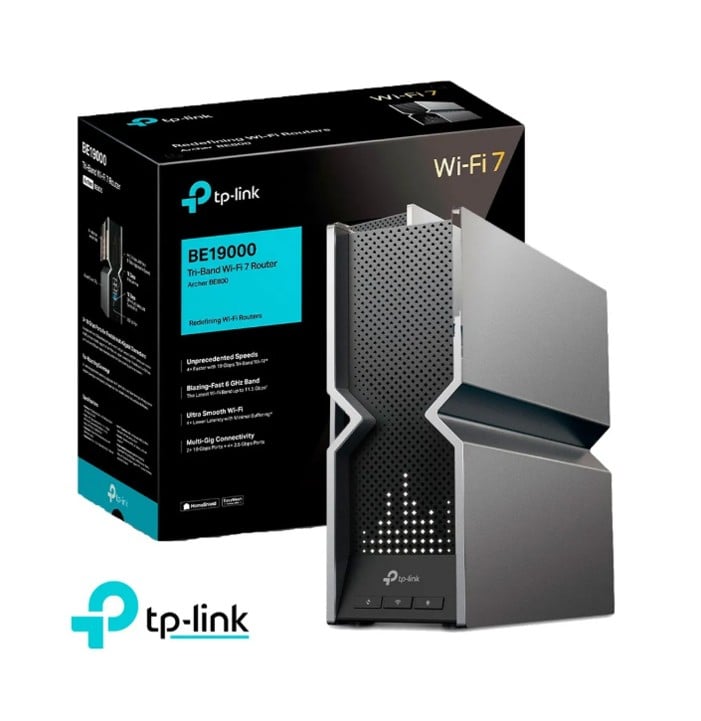 TP-LINK ARCHER BE800 WI-FI 7 ROUTER TRI-BAND BE19000 - 1