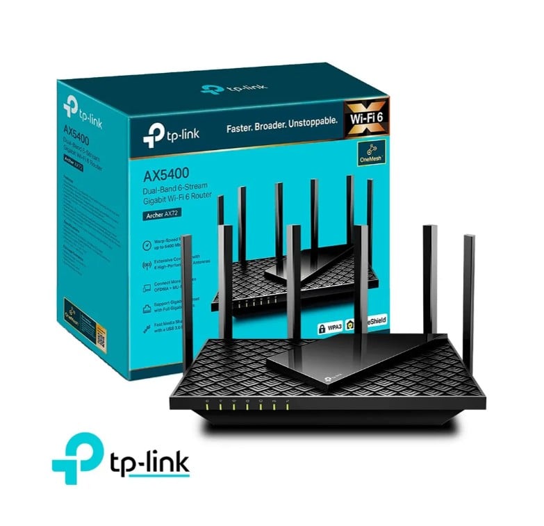 TP-LINK ARCHER AX72 WI-FI 6 ROUTER DUAL BAND AX5400 - 1