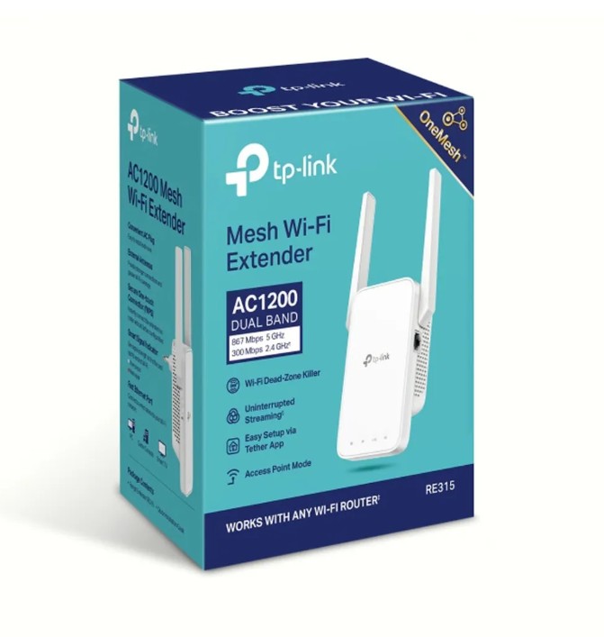 RE315 EXTENSOR DE RANGO WI-FI AC1200 ONEMESH - 1