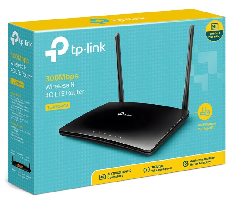 ROUTER PARA CHIP 4G LTE TP-LINK TL-MR6400 - 1