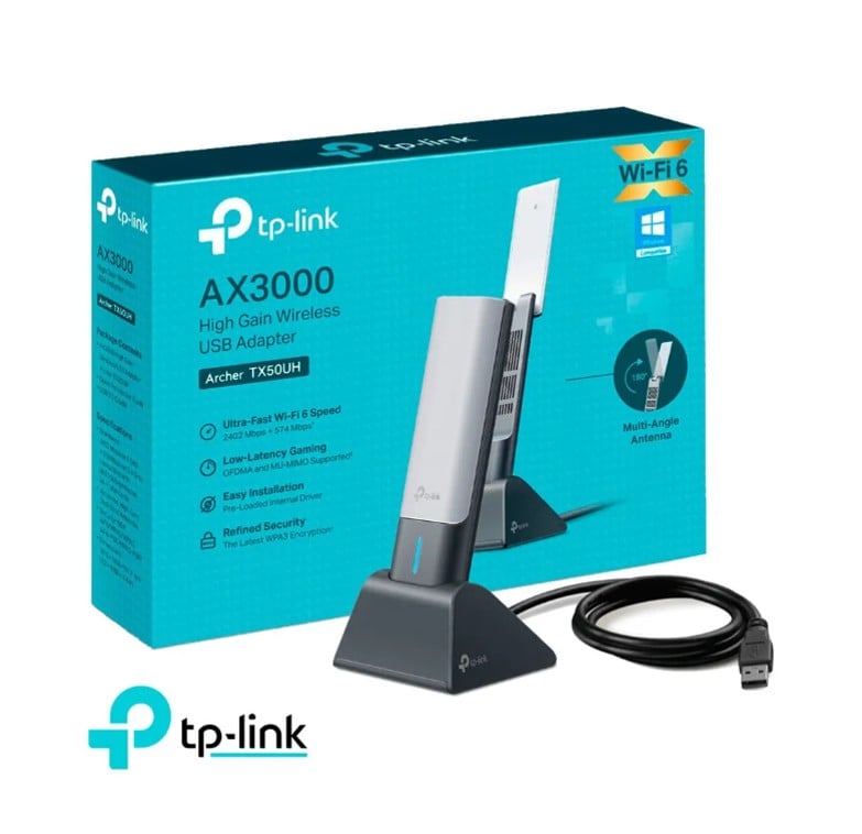 TP-LINK ARCHER TX50UH ADAPTADOR USB INALÁMBRICO WI-FI 6 AX3000 - 1