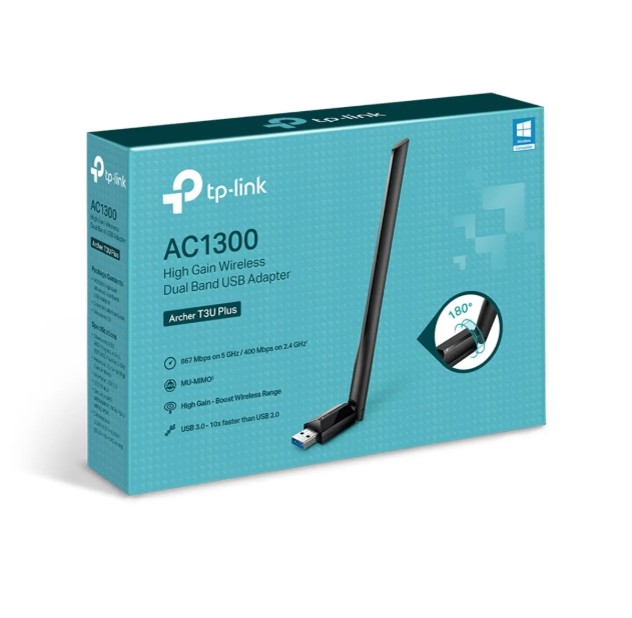 ARCHER T3U PLUS ADAPTADOR USB INALÁMBRICO AC1300 TP-LINK - 1
