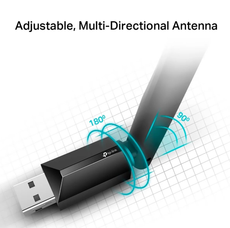 ADAPTADOR TP-LINK TL-ARCHER T2U PLUS ADAPADOR USB ARCHER T2U PLUS AC600 DUAL BAND - 2