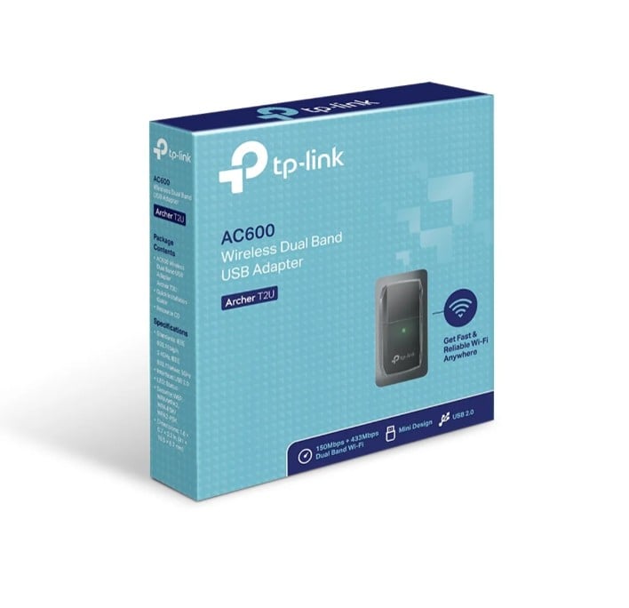 ADAPTADOR USB WIFI TP-LINK ARCHER T2U AC600 - 1