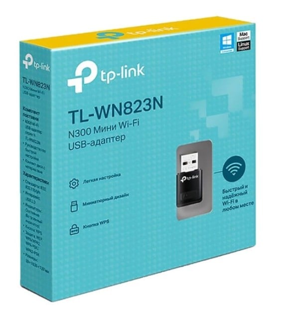 MINI ADAPTADOR INALAMBRICO TP-LINK TL-WN823N - 1