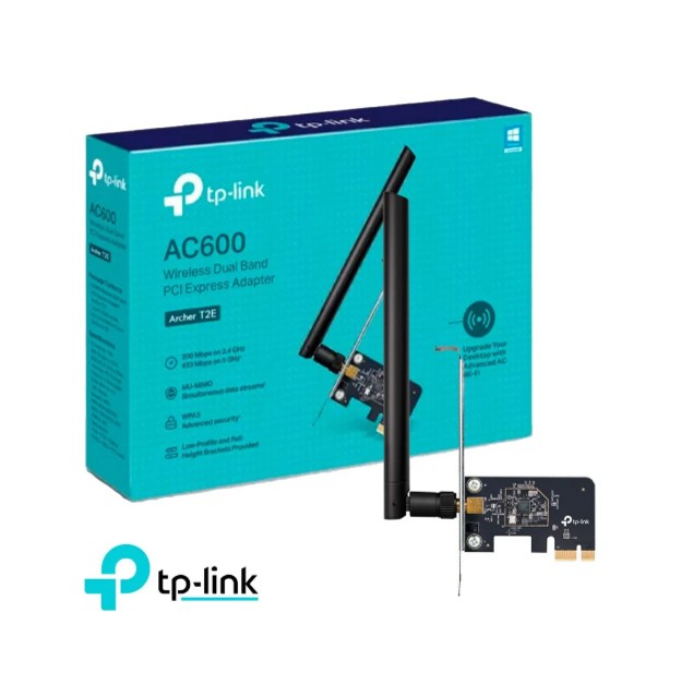 TP-LINK ARCHER T2E ADAPTADOR PCI EXPRESS INALÁMBRICO DUAL BAND AC600 - 1