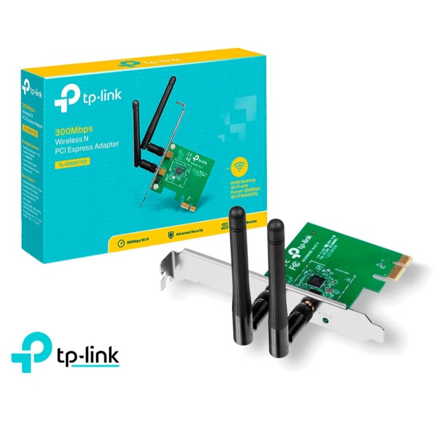 TP-LINK ADAPTADOR INALAMBRICO TL-WN881ND PARA PC PCI WIFI 300MBPS - 1