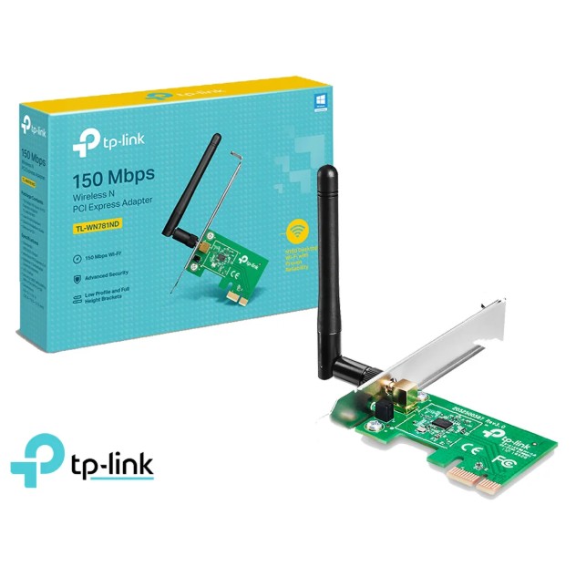 TP-LINK TARJETA WIFI TL-WN781ND PARA PC PCI-EXPRESS 150MBPS - 1