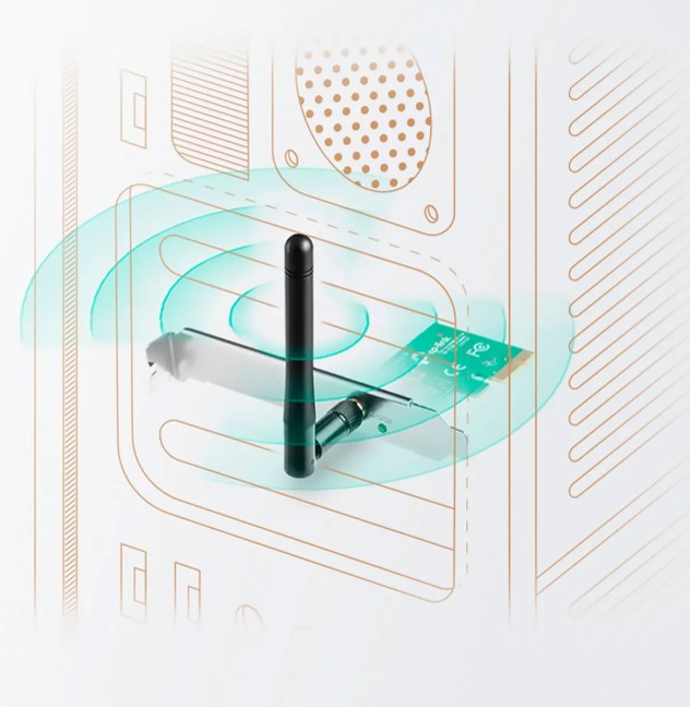 TP-LINK TARJETA WIFI TL-WN781ND PARA PC PCI-EXPRESS 150MBPS - 2