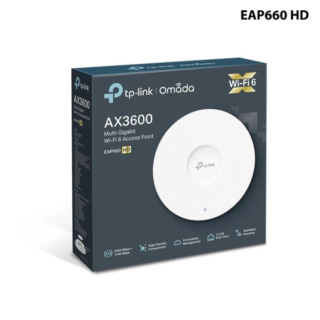 ACCESS POINT TP-LINK EAP660 HD AX3600 DUAL BAND PNEAP660HD - 1