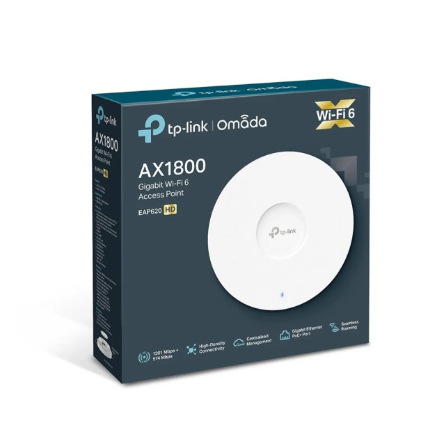 TP-LINK - ACCESS POINT EAP620 HD AX1800 GIGABIT WI-FI 6 OMADA - 1