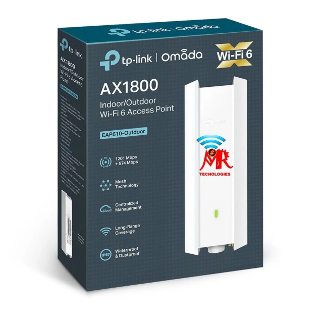 EAP610-OUTOOR PUNTO DE ACCESO WI-FI 6 INTERIOR / EXTERIOR AX1800 - 1