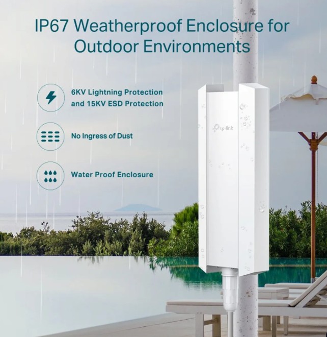 EAP610-OUTOOR PUNTO DE ACCESO WI-FI 6 INTERIOR / EXTERIOR AX1800 - 2