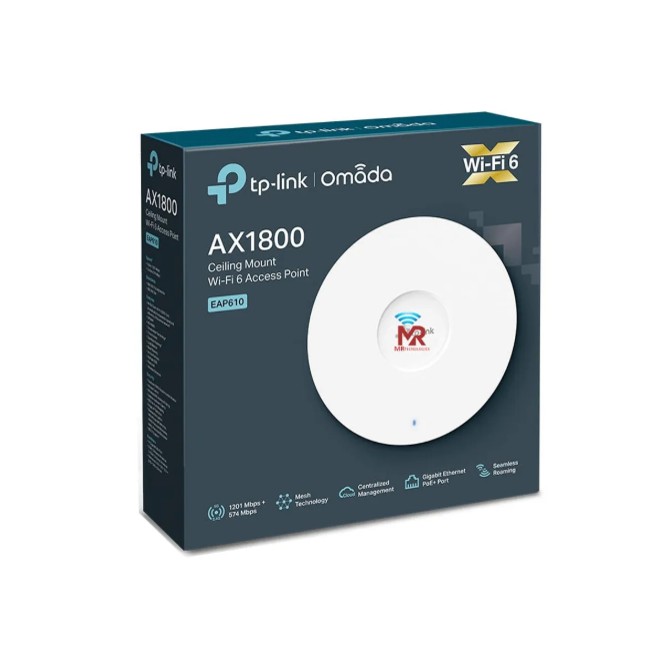 EAP610 PUNTO DE ACCESO INALÁMBRICO PARA MONTAJE EN TECHO AX1800 - 1