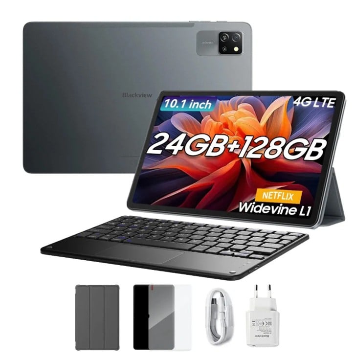 TABLET BLACKVIEW TAB 60 PRO 4G 10.1' (8+16GB)24GB+128GB COMBO - GRIS - 1