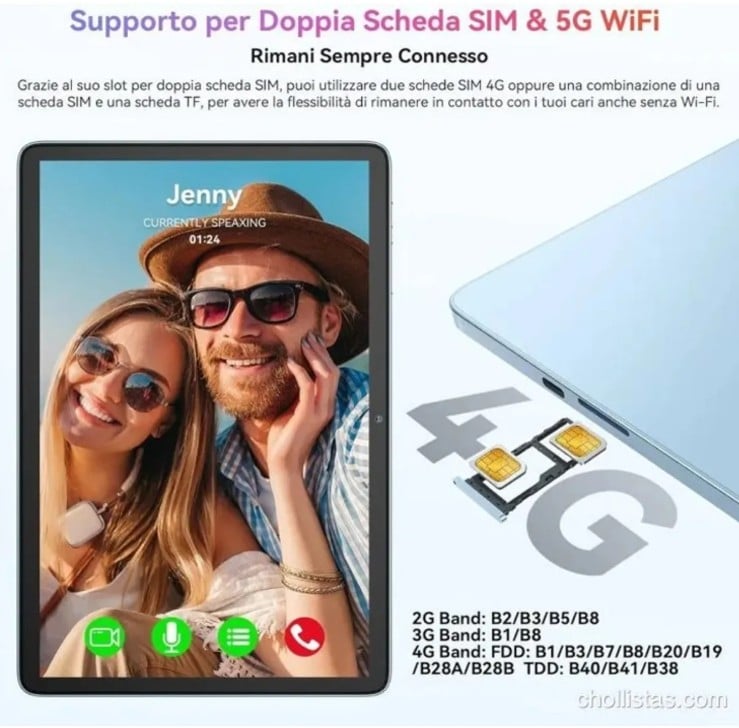 TABLET BLACKVIEW TAB 60 PRO 4G 10.1' (8+16GB)24GB+128GB COMBO - GRIS - 3