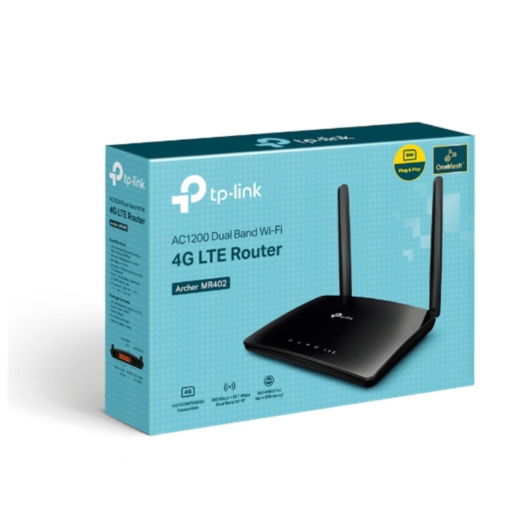 ARCHER MR402
ROUTER 4G LTE CON WI-FI 5 AC1200 - 1