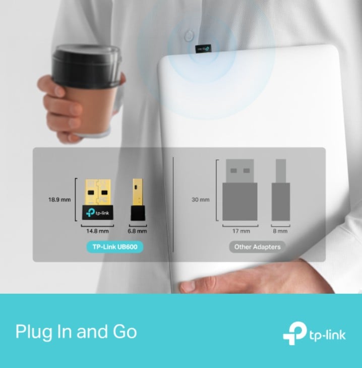 UB600
ADAPTADOR USB NANO BLUETOOTH 6.0 - 3