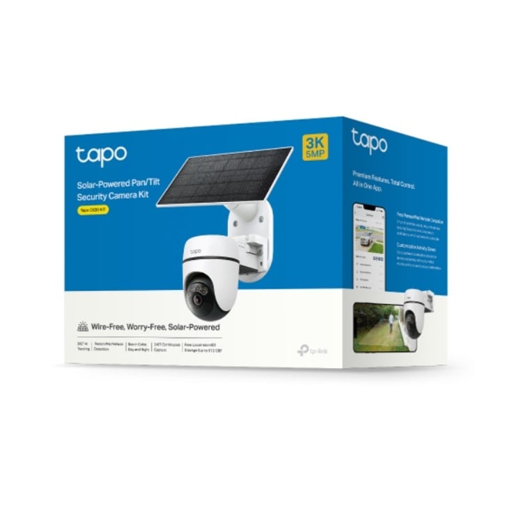 TAPO C630 KIT
SOLAR-POWERED PAN/TILT SECURITY CAMERA KIT - 1