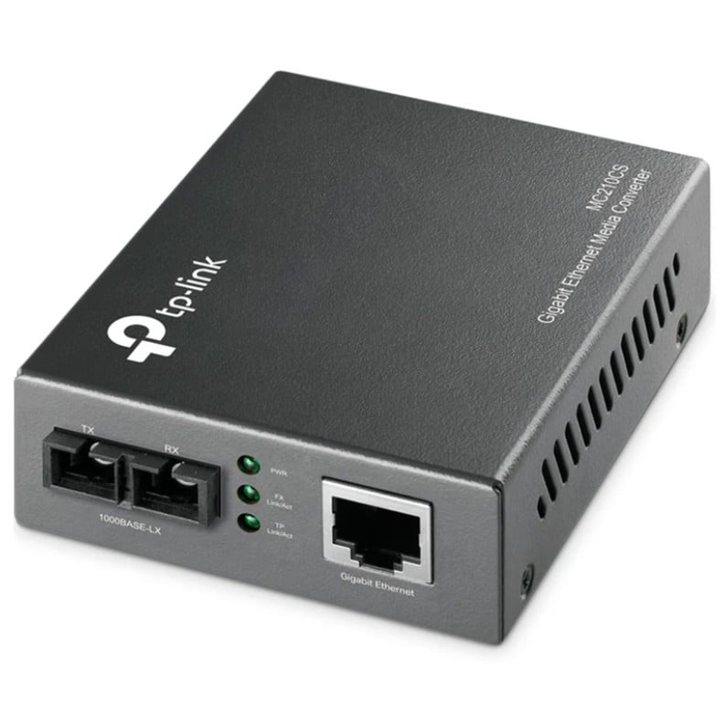 TP-LINK MC210CS MEDIA CONVERTER MONOMODO GIGABIT SC 15KM - 1