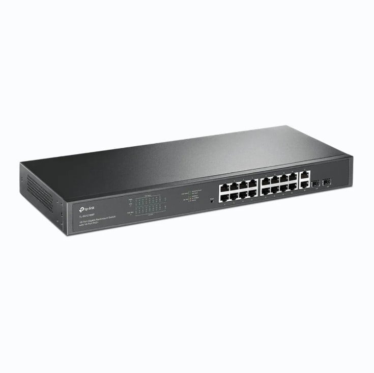 TP-LINK - SWITCH TL-SG1218MP DE 18 PUERTOS GIGABIT (16 PUERTOS POE+) - 1