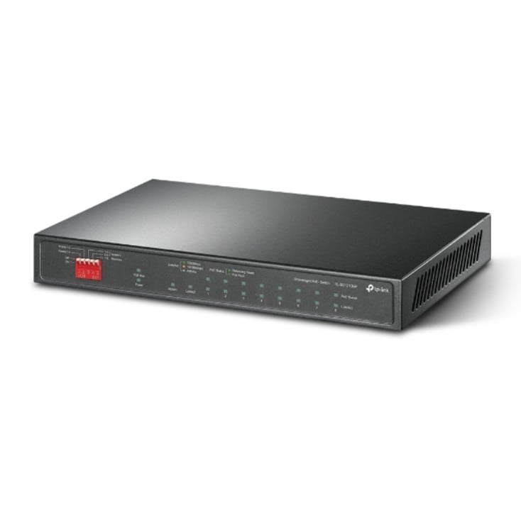 SWITCH TP-LINK TL-SG1210MP 8PTS POE GIGABIT 1SFP ADMI 123W - 2