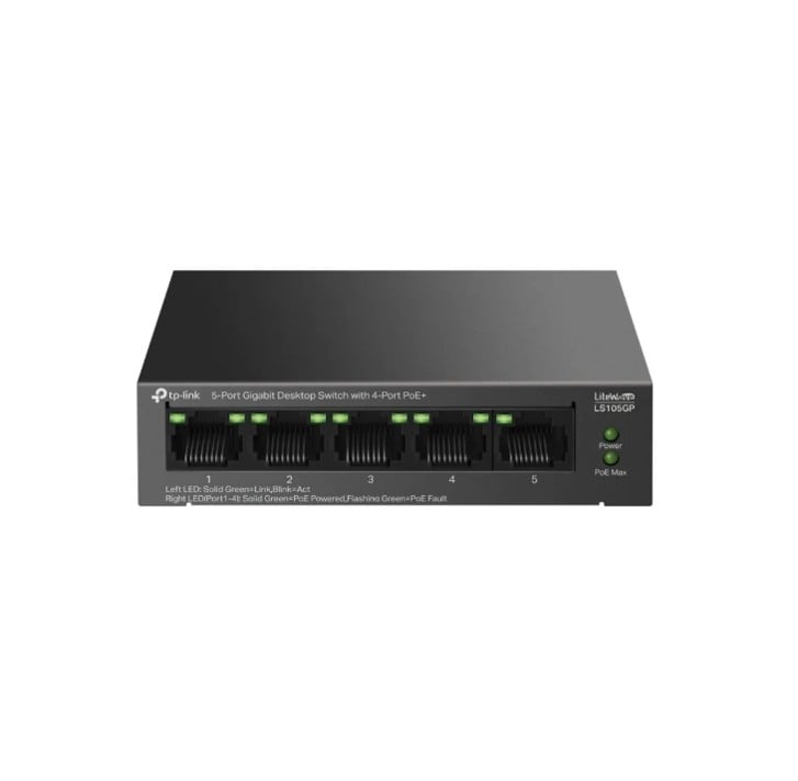LS105GP SWITCH GIGABIT DE 5 PUERTOS CON POE+ DE 4 PUERTOS - 2