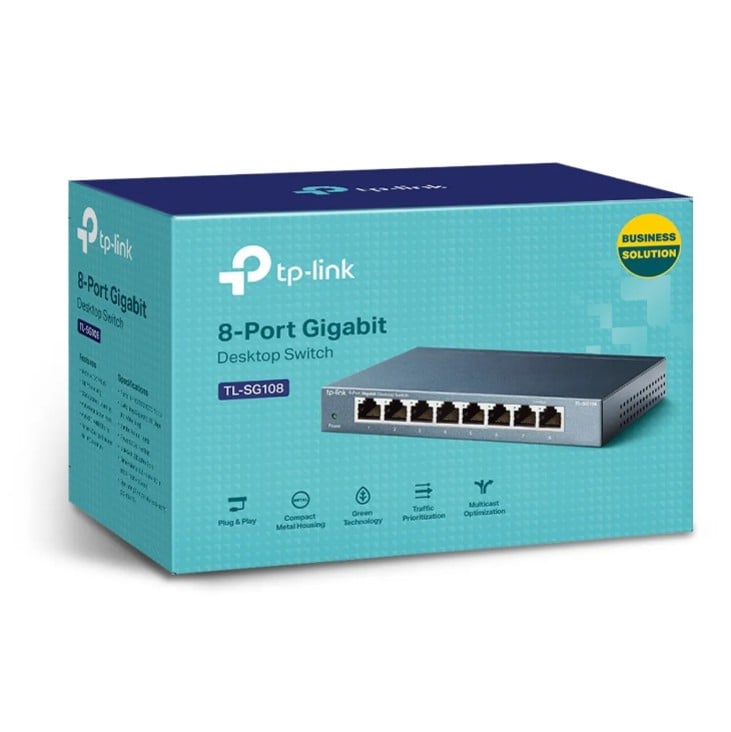 SWITCH DE 8 PUERTOS GIGABIT TP-LINK TL-SG108 - 1