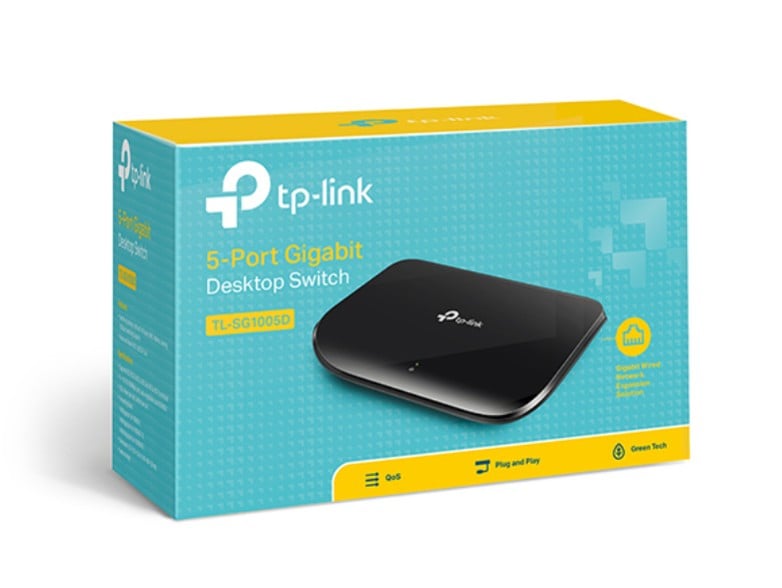 TP-LINK - SWITCH TL-SG1005D DE 5 PUERTOS GIGABIT - 1