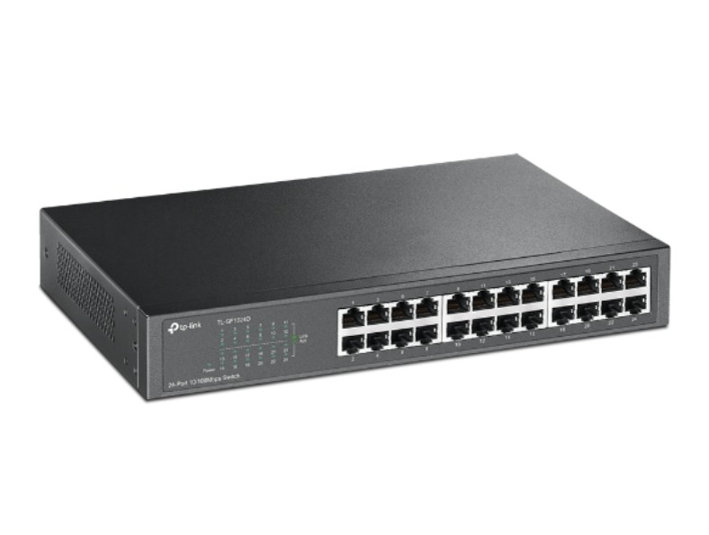 TL-SF1024D
SWITCH DE 24 PUERTOS FAST ETHERNET DE ESCRITORIO Y PARA MONTAJE EN RACK - 2