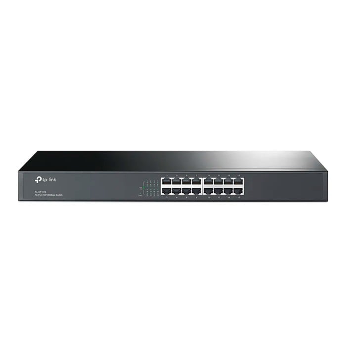 SWITCH TP-LINK TL-SF1016 CON 16 PUERTOS 10-100 MBPS PARA RACK - 2