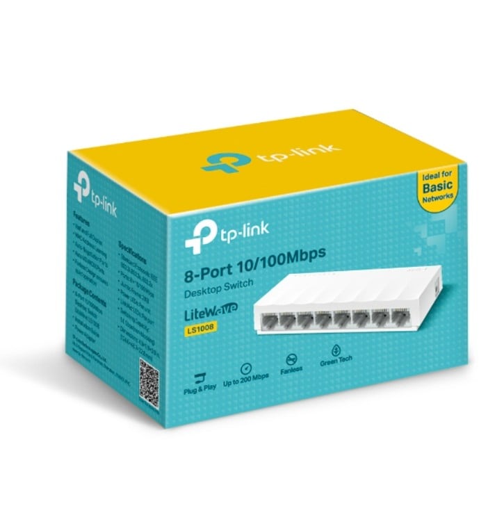 SWITCH TP-LINK LS1008 DE 8 PUERTOS 10-100MBPS - 1