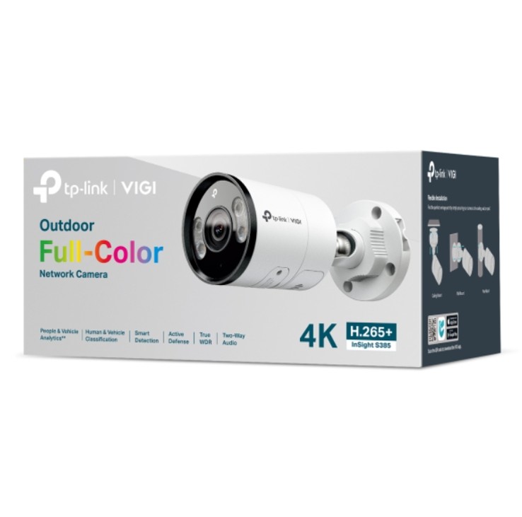 TP-LINK VIGI INSIGHT S385 CAMARA DE SEGURIDAD IP BULLET 4K 8MP - 1