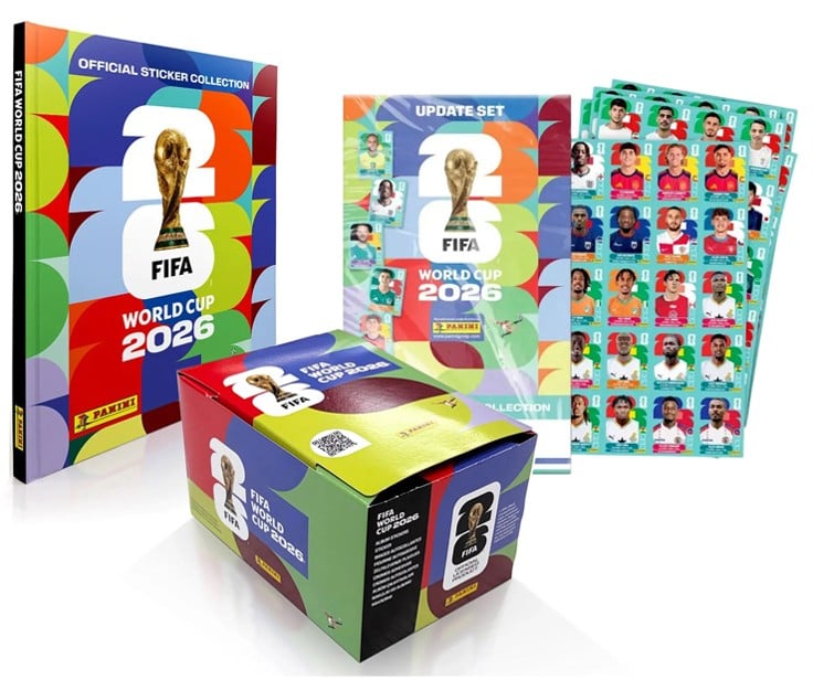 DESCUBRE EL ÁLBUM TAPA DURA COPA MUNDIAL 2026 + PAQUETON PANINI+ SET DE ACTUALIZACION ESENCIAL PARA LOS AMANTES DEL FÚTBOL. - 1