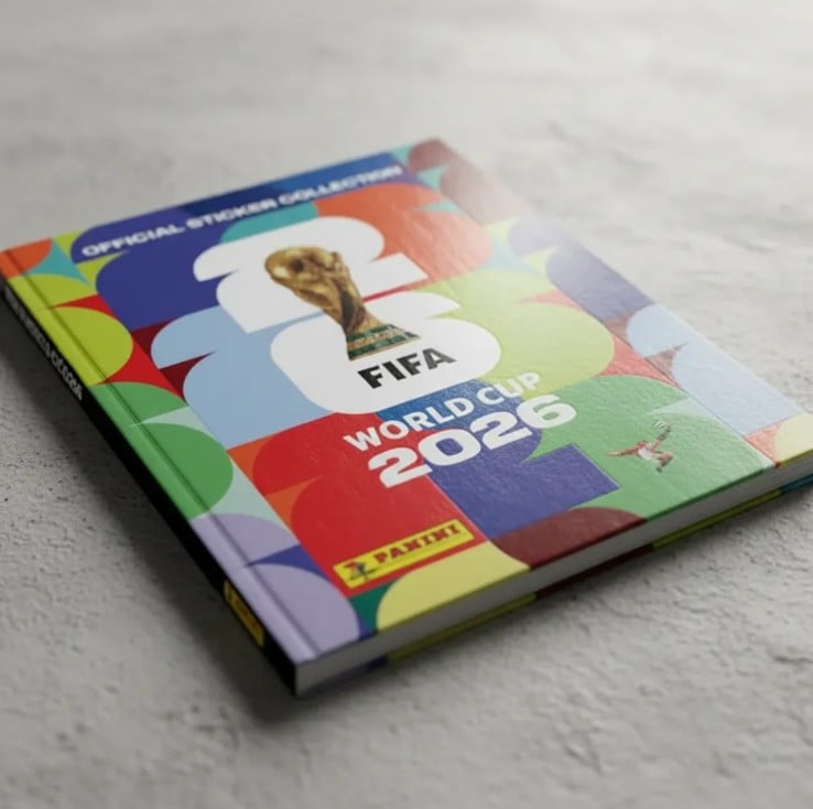 ALBUM TAPA DURA PANINI + MEDIO PAQUETON DE 52 SOBRES 2026 - 2
