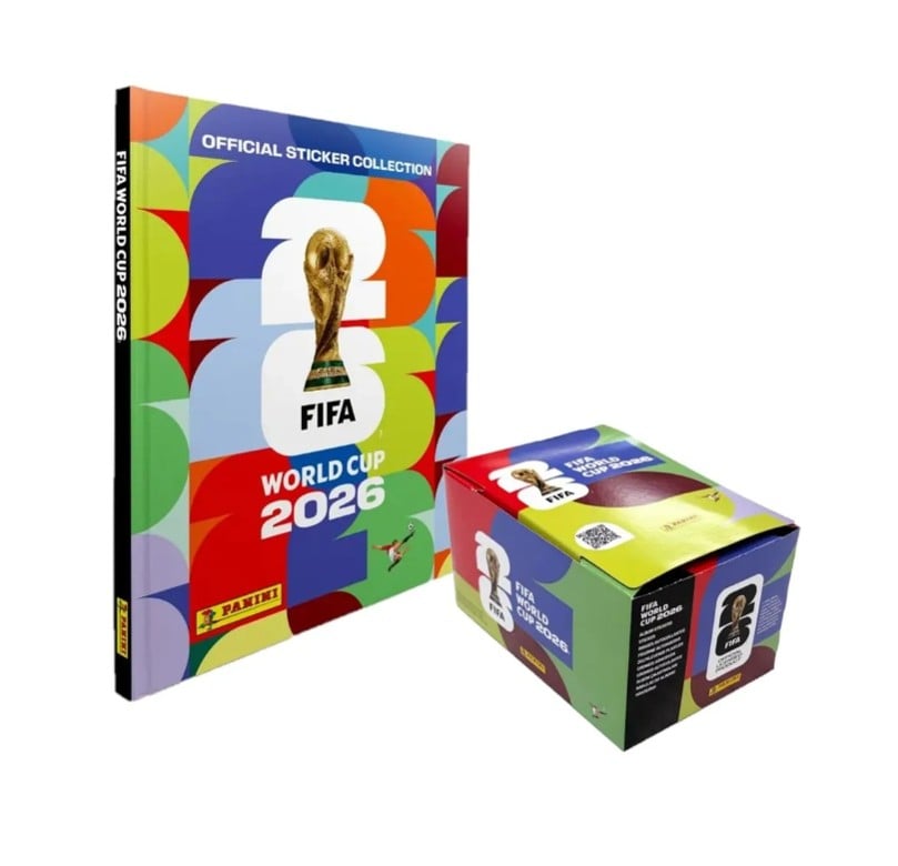 PANINI | ÁLBUM TAPA DURA MUNDIAL 2026 + PAQUETÓN 104 SOBRES - 1