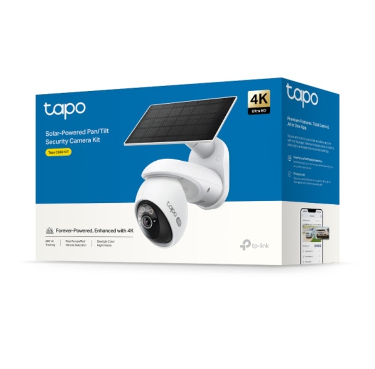 TP-LINK - CÁMARA WIFI TAPO C660 KIT 4K ULTRA HD CON PANEL SOLAR - 1