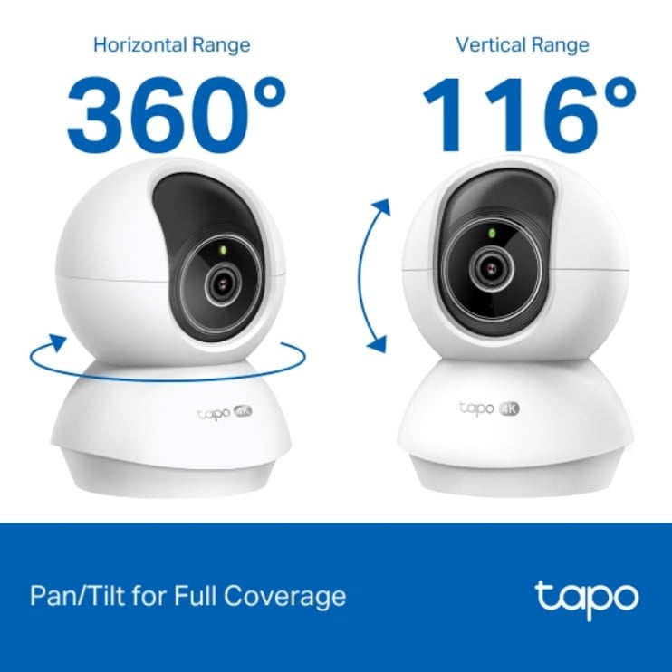 CÁMARA DE VIGILANCIA TP-LINK TAPO C250 CON CONECTIVIDAD AI Y FUNCIÓN PANTILT - 2