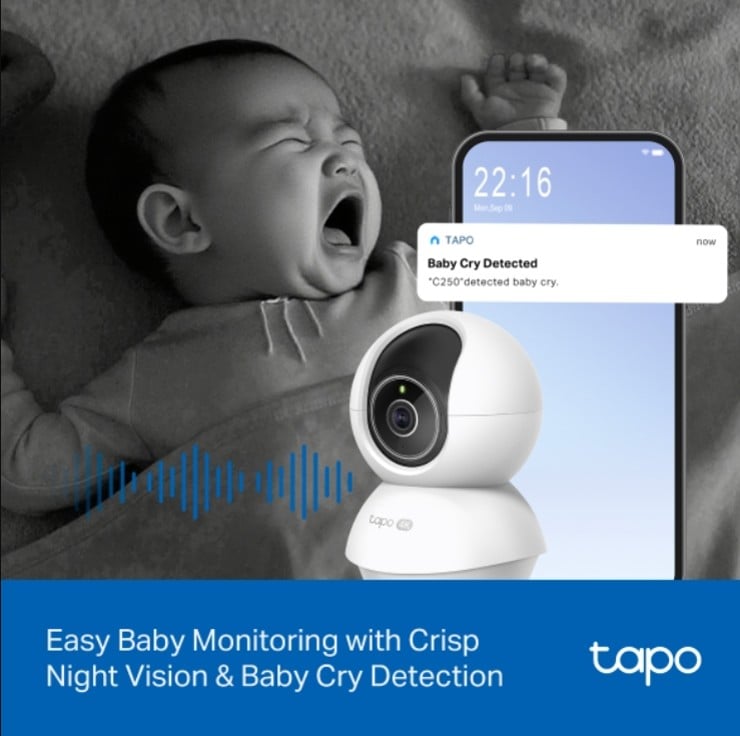CÁMARA DE VIGILANCIA TP-LINK TAPO C250 CON CONECTIVIDAD AI Y FUNCIÓN PANTILT - 3