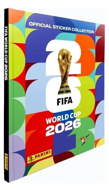 PANINI ALBUM MUNDIAL 2026 TAPA DURA + 5 SOBRES FIGURITAS - 2