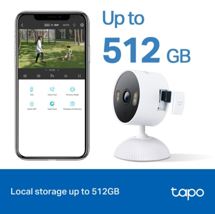 TAPO C230
CÁMARA DE VIGILANCIA WI-FI DE 360 GRADOS CON VISTA 3K Y DETECCIÓN IA AVANZADA - 4