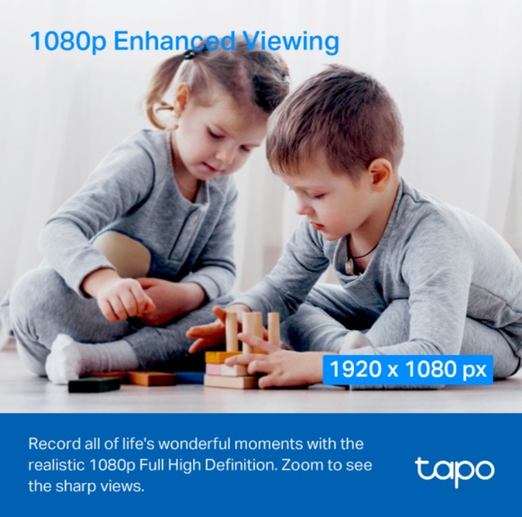 TP-LINK TAPO C200C CÁMARA DE SEGURIDAD WIFI 2MP 360º PT - 3