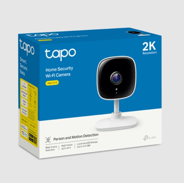 CÁMARA DE SEGURIDAD WIFI 2K PARA INTERIORES TAPO-C110 - TP-LINK - 1