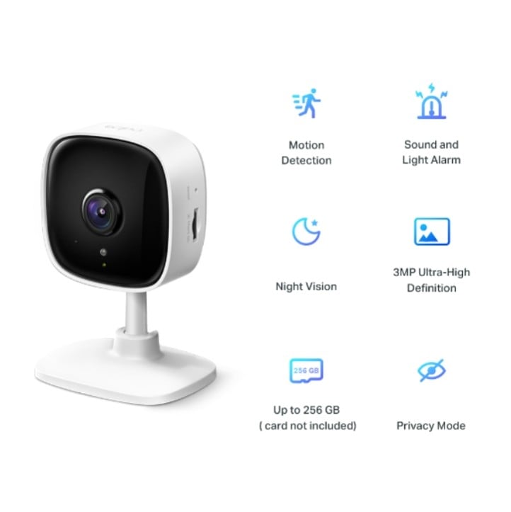 CÁMARA DE SEGURIDAD WIFI 2K PARA INTERIORES TAPO-C110 - TP-LINK - 2