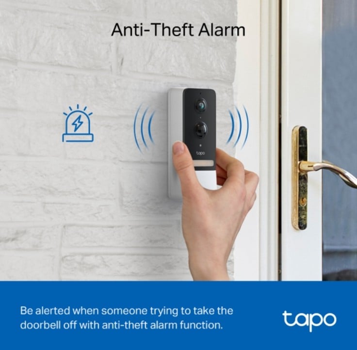TP-LINK - VIDEOPORTERO TAPO D230S1 2K 5MP CON VIDEO Y BATERÍA - 3