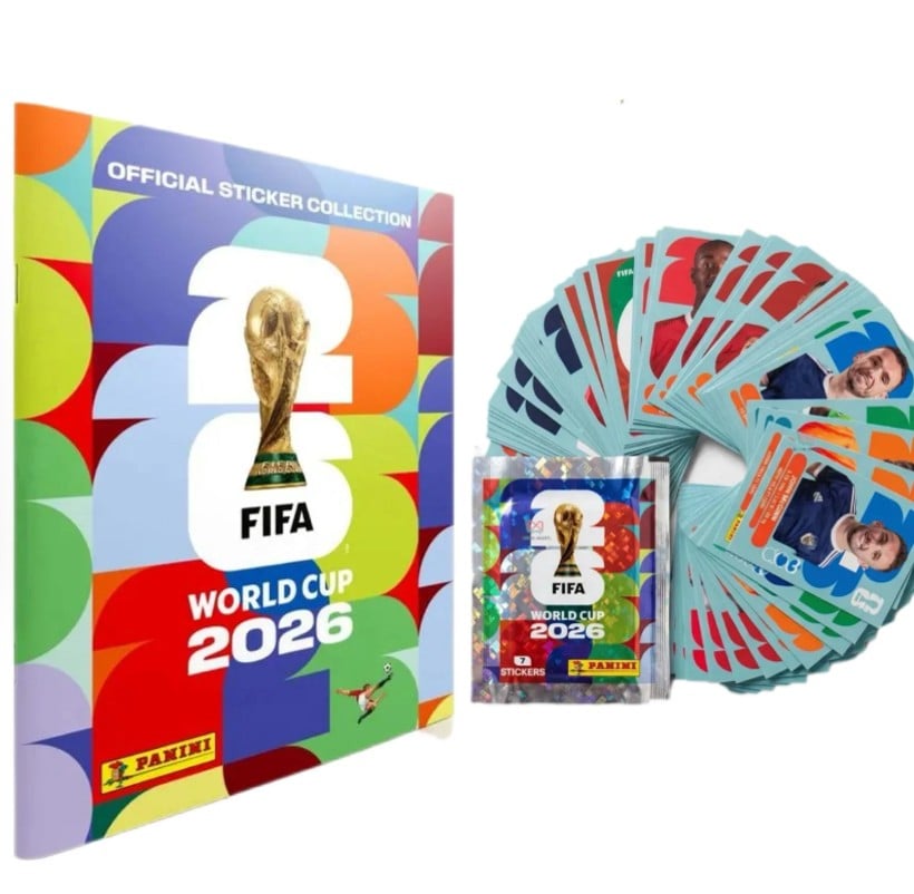 40 FIGURAS SIN REPETIR ALEATORIAS + ALBUM TAPA BLANDA PANINI MUNDIAL FIFA - 1
