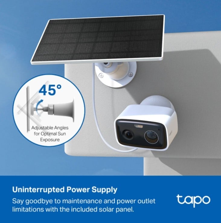 TAPO C400 KIT DE CÁMARA DE SEGURIDAD TAPO CON ENERGÍA SOLAR - 3