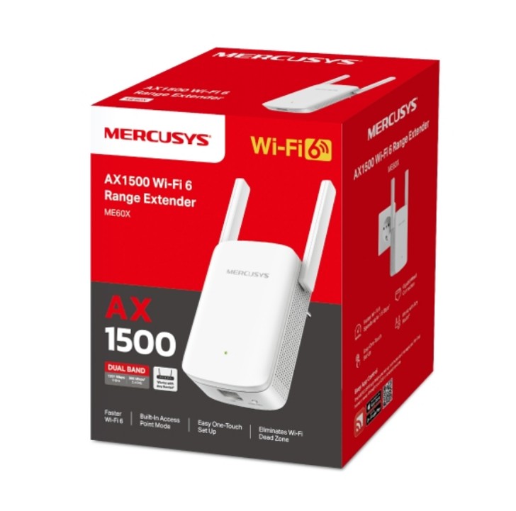 ME60X EXTENSOR DE RED AX1500 WI-FI 6 - 1