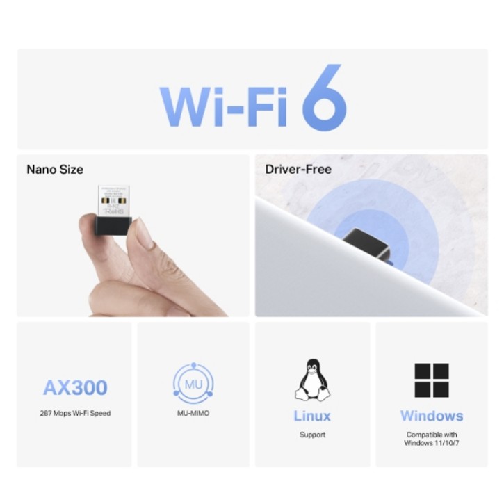 MA14N
ADAPTADOR USB INALÁMBRICO NANO AX300 - 3